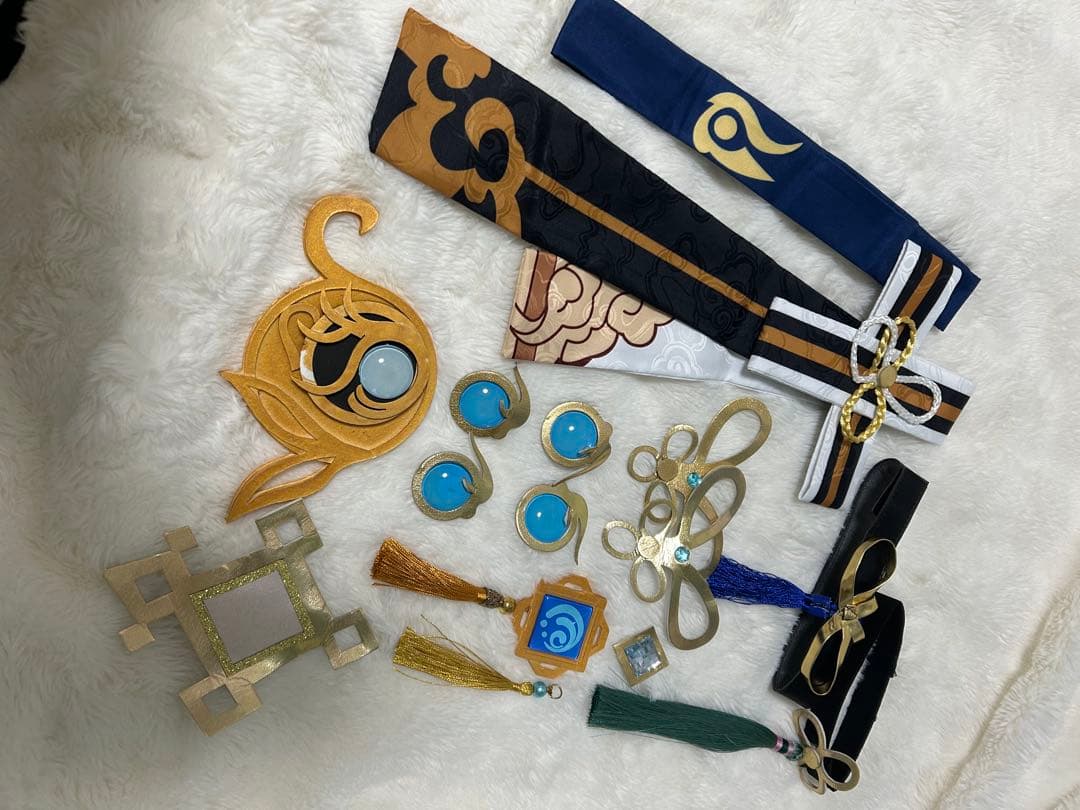 原神 行秋 コスプレ衣装 靴付き