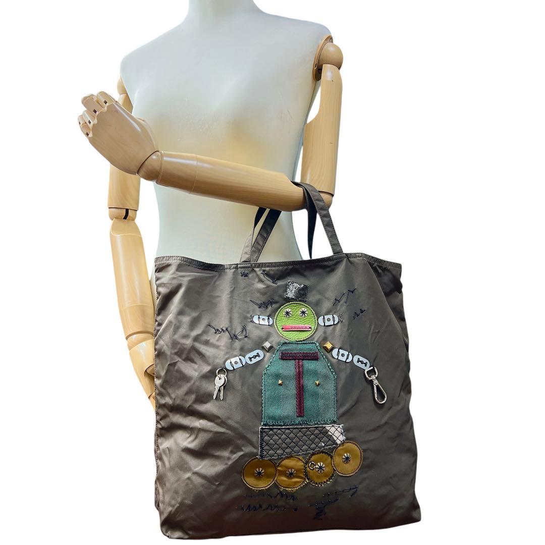 PRADA ナイロン ロボット トートバッグ 8901