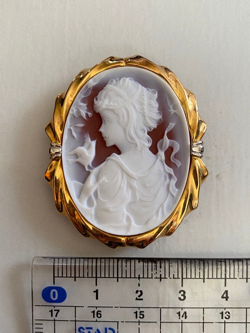 カメオ18K✩︎pt900