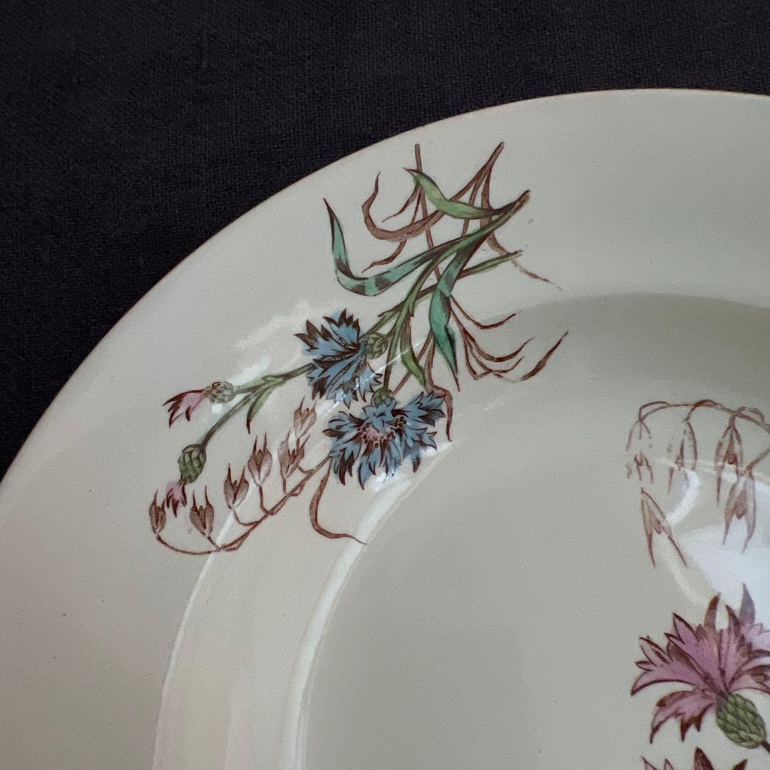 Luneville “BLEUET” 皿　矢車菊　リュビネル　フランス④