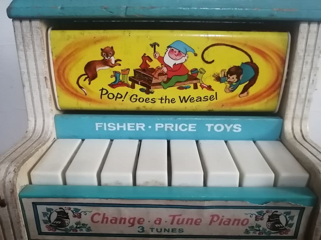 ヴィンテージ 60's USAフィッシャープライス ピアノ 玩具