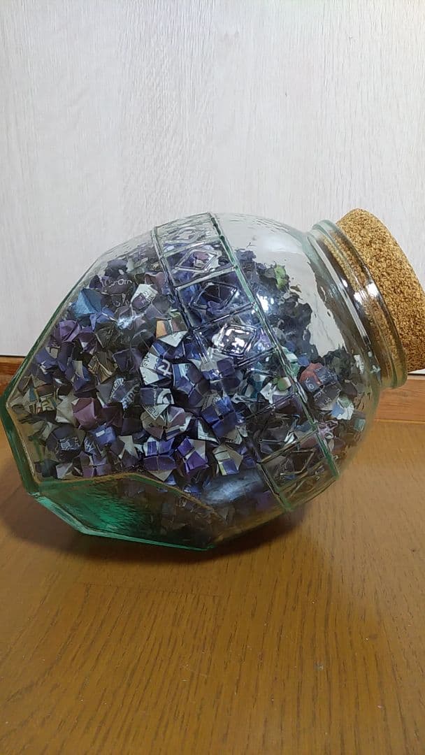 千羽鶴 (パープル）