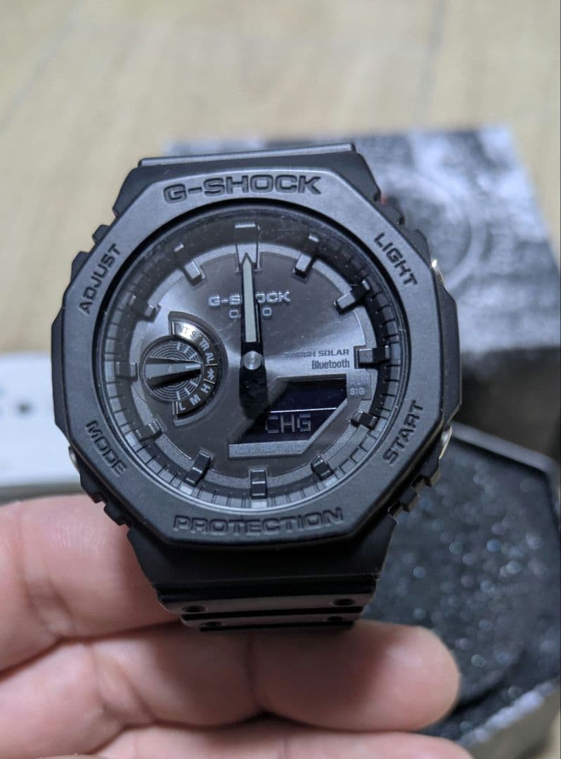 雷*禅様 G-SHOCK ga-b2100 No.5689 ブラック