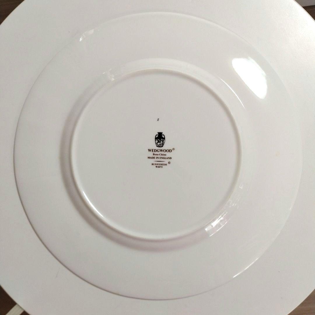 【WEDGEWOOD】ラニーミードシェル&フラワー柄大皿2枚