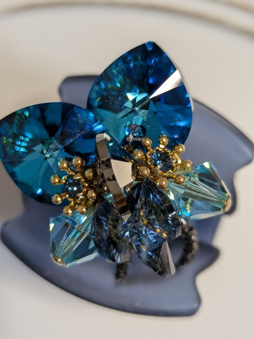 コンプレックスビズ スワロフスキー中クリップ