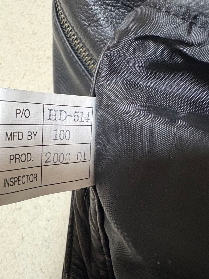 ハーレーダビッドソン　レザー チャップス 黒 ブーツカットMサイズ