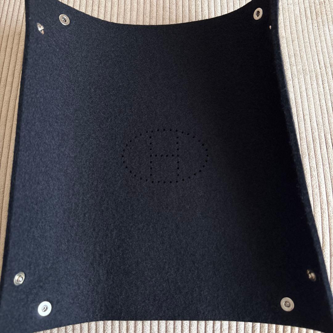 【けい】エルメス ヴィドポッシュ 小物トレイ アクセサリー フェルト