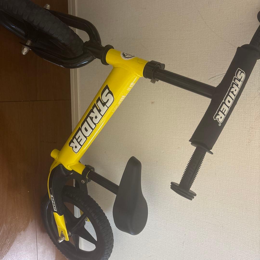 ゆきSTRIDER バランスバイク イエロー