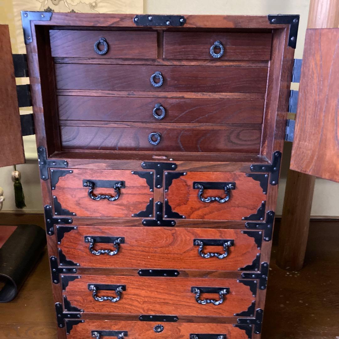 アンティーク箪笥＊美品（観音箪笥）鍵付き