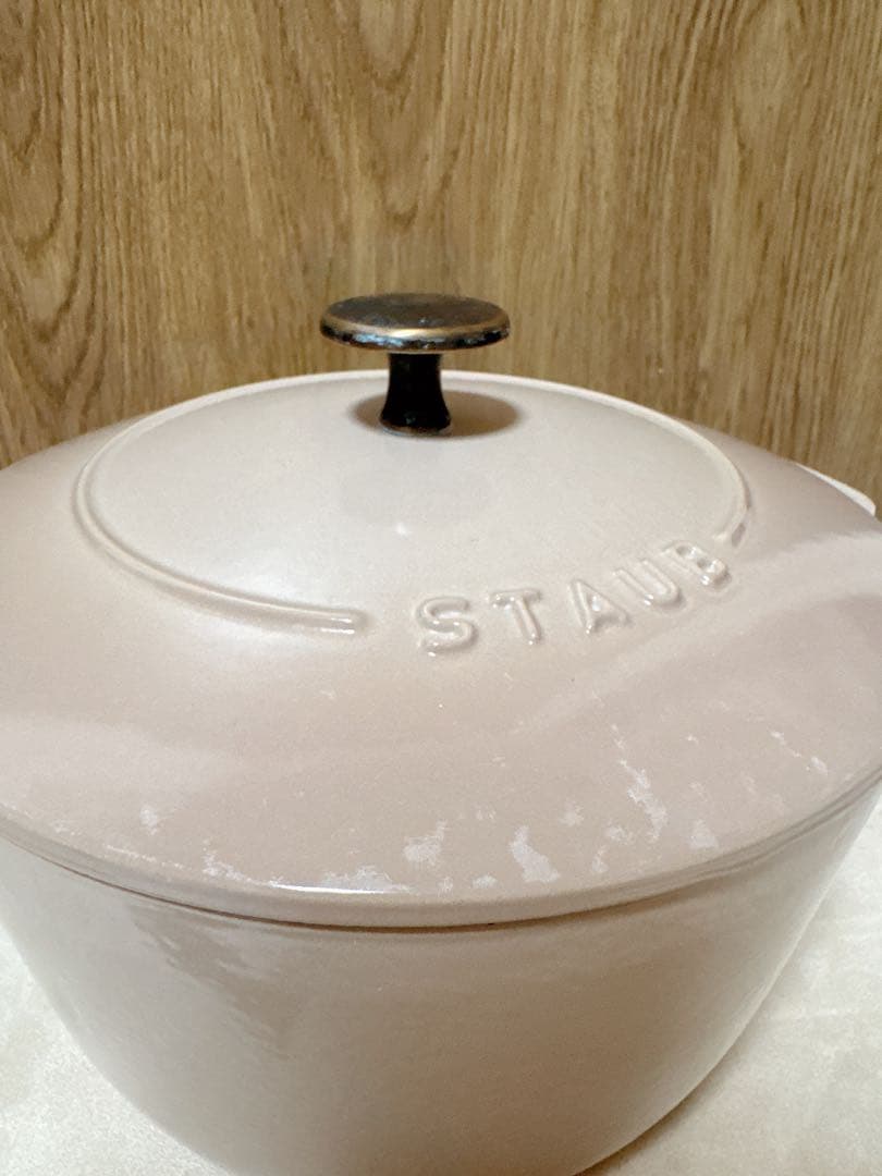 【美品】煮込みや炊き込みご飯にぴったり◎ストウブココットデゴハンLリネン