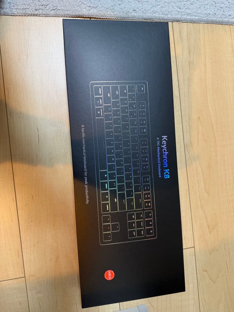 Keychron K8 メカニカルキーボード/USレイアウト/RGBライト/青軸