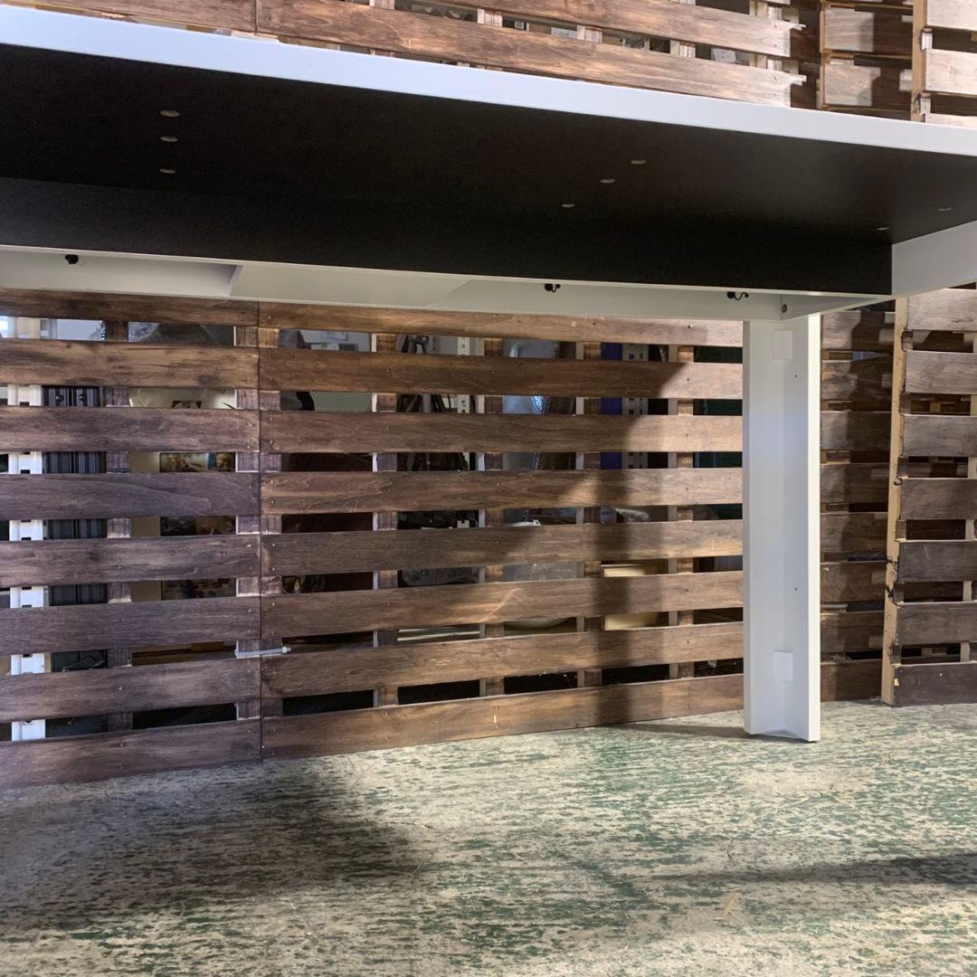 K496 バルバーニ デスク 机 配線ホールあり