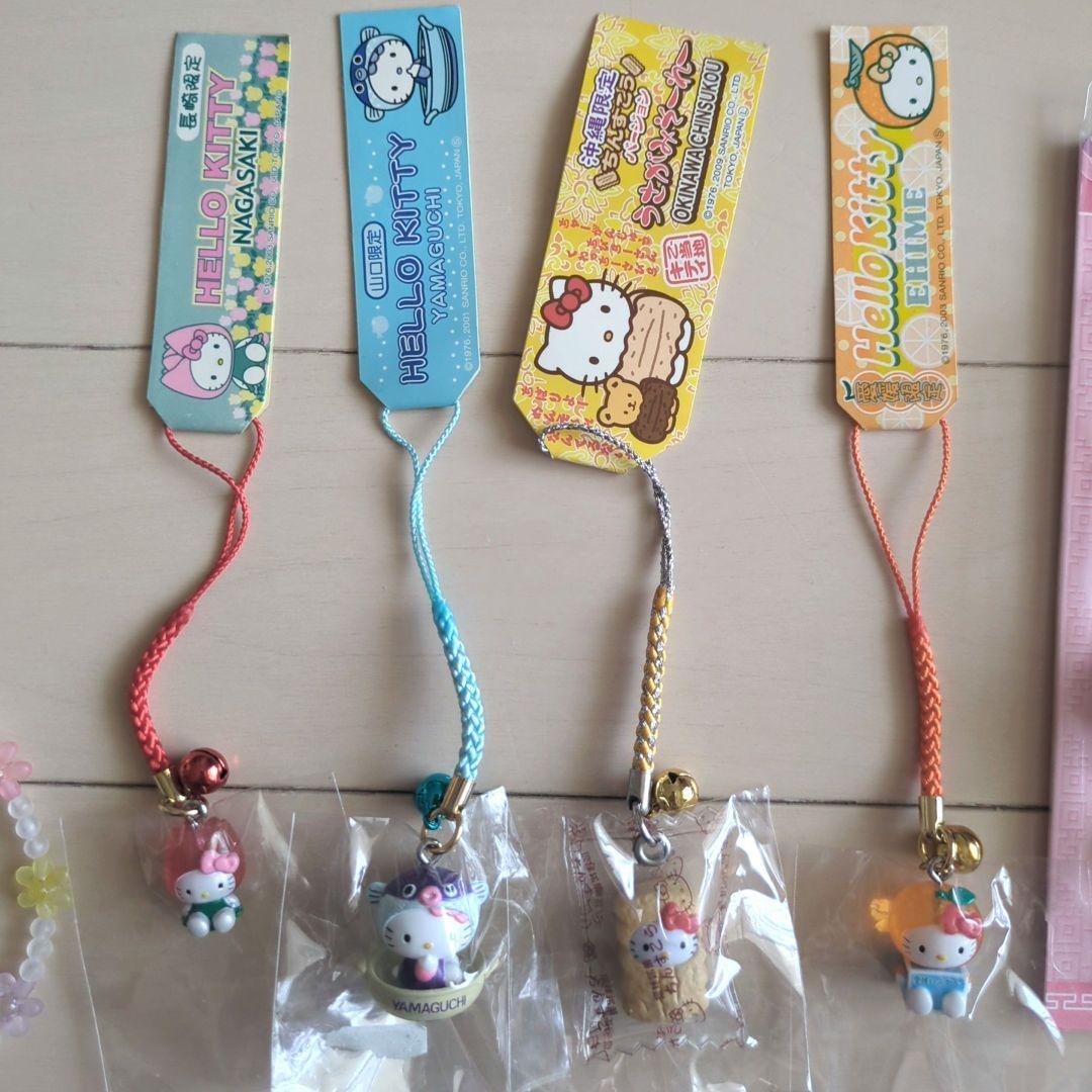 ご当地キティ ハローキティ ストライプ 7本セット 昭和レトロ 平成レトロ