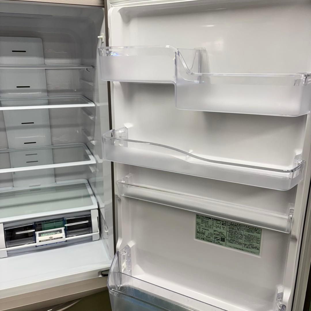 509 日立 大型冷蔵庫 300L強 自動製氷 小型 家庭用 右開き 人気モデル