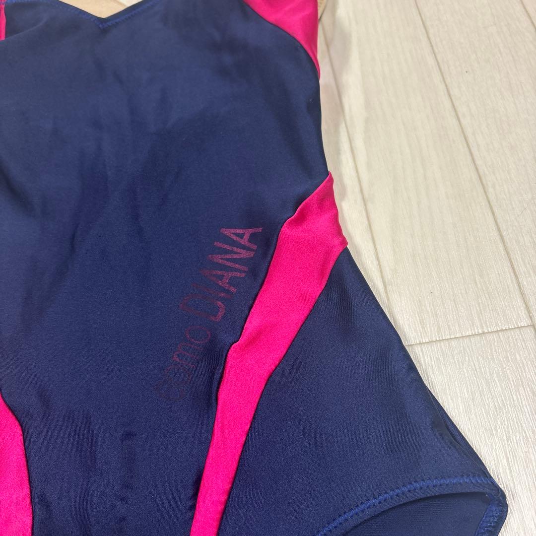 コ*キ様 アシックス競泳水着　紺色×ピンク　サイズM