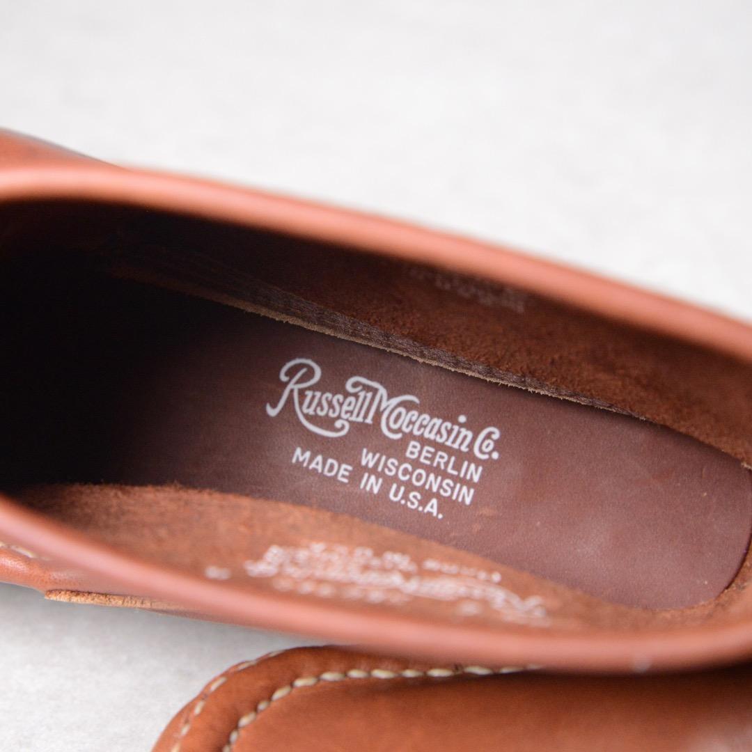 【未使用 デッドストック】ラッセルモカシン ノックアバウト ブラウン レザー