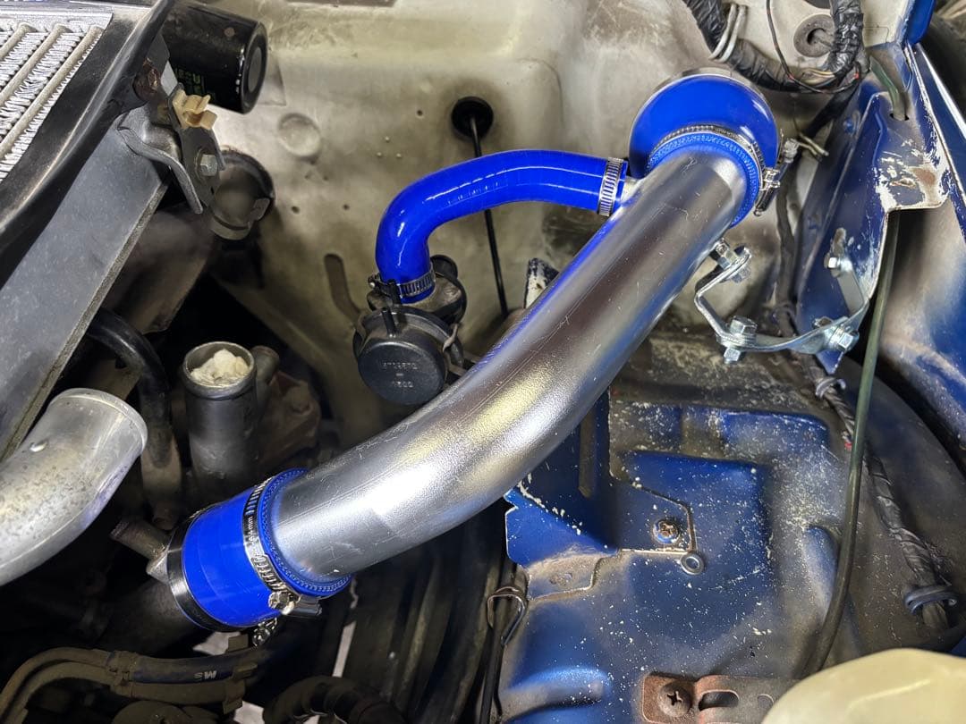 【にしくーん】ジムニーJA11 TRUSTGReddyアルミ製インテークP