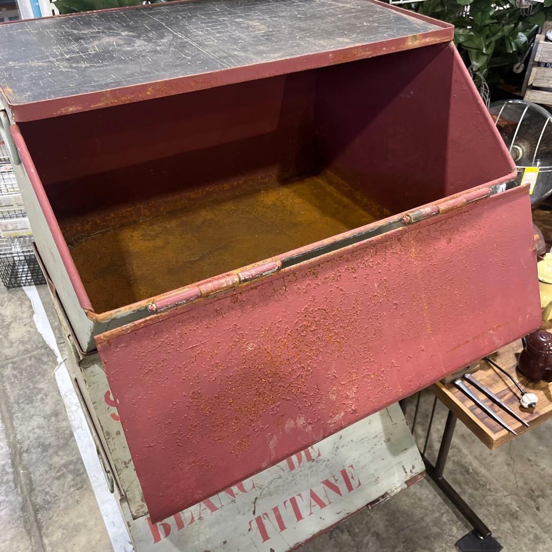 【ヴィンテージ】スタッキングコンテナ3段セット◆コレクター譲渡品◇