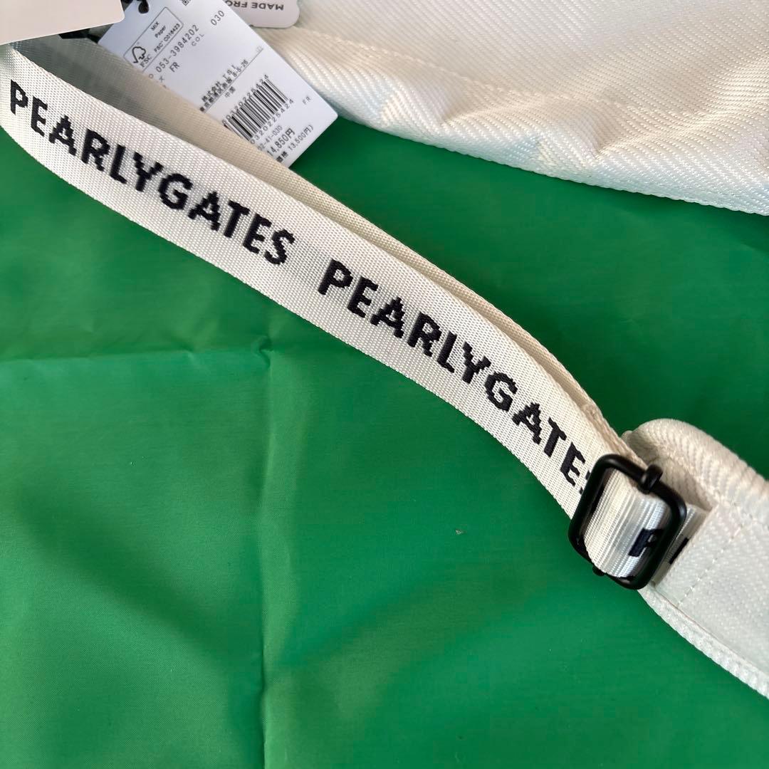 PEARLY GATES ゴルフバッグ ホワイト ストライプ