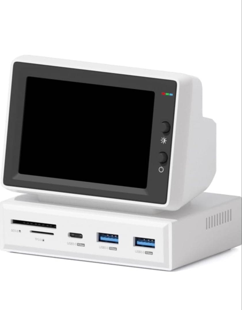 Hagibis IPSミニモニター 3.5インチ USB-C ハブ一体型