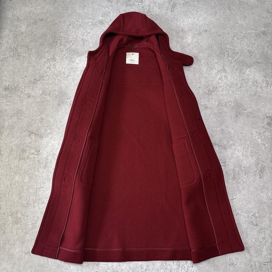 極美品 モンゴメリー チベット社 ムーアブルック ダッフルコート 英国製 レッド