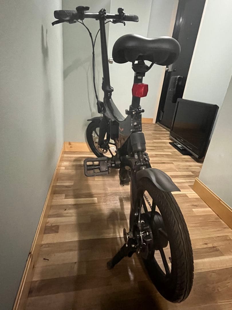 【引き取り限定】CHOCO-NORI 電動アシスト折りたたみ自転車 ブラック