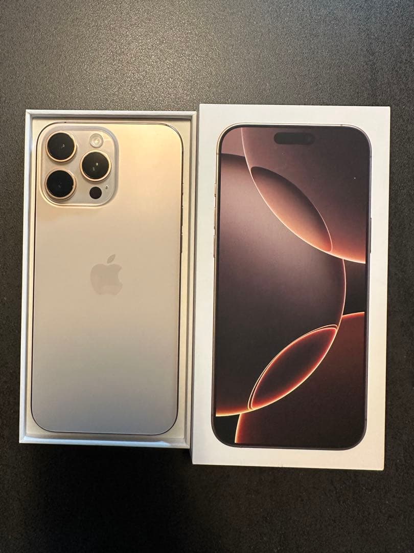 iphone 16 Pro max 512gb バッテリ100% 充放電222回