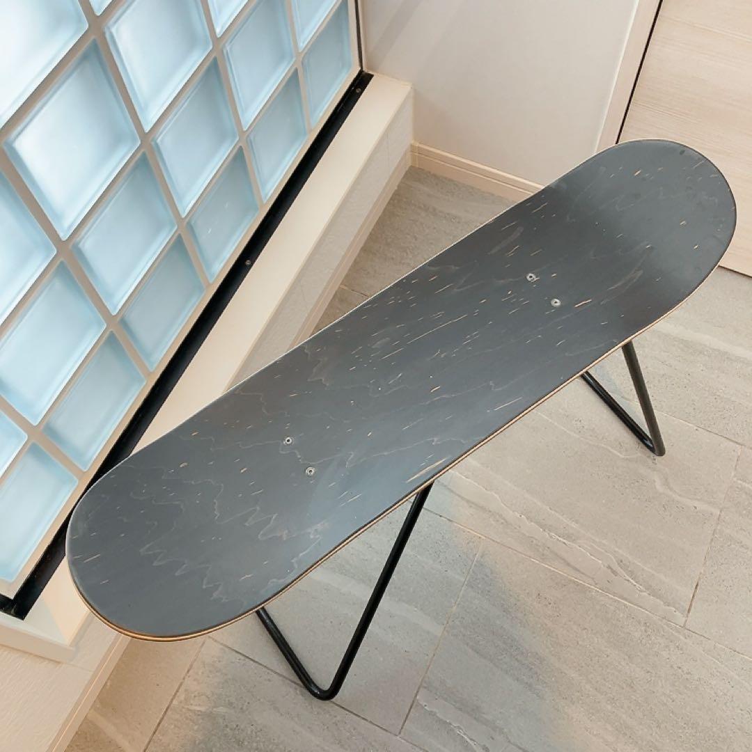 東谷 スケートボードスツール サイドテーブル ラック ブラック