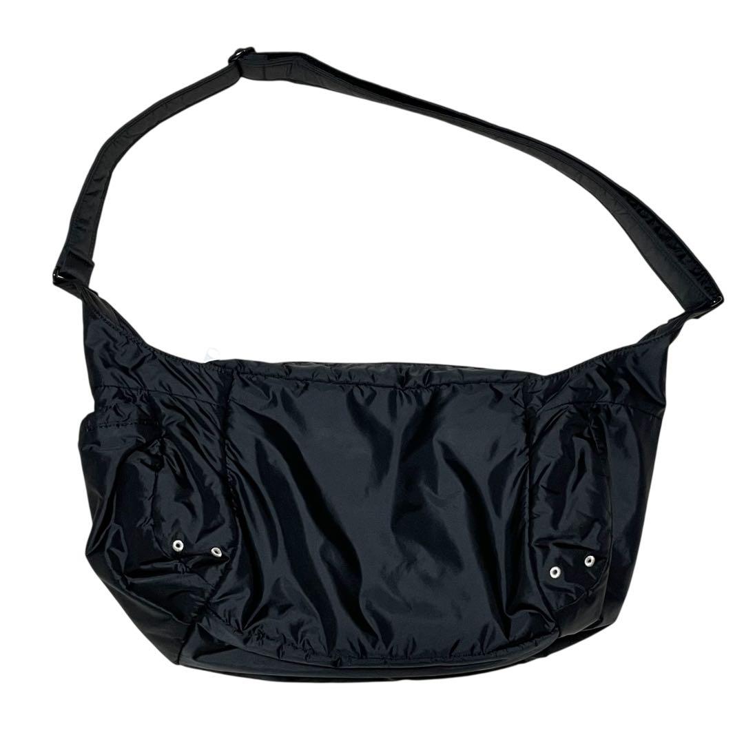 【PORTER CUE】ナイロン　ショルダーバッグ　黒　廃盤　多機能