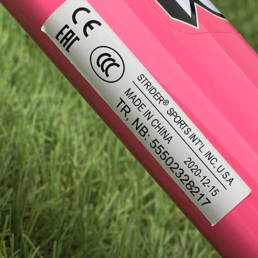 美品　ストライダー　スポーツ　ピンク　12インチ