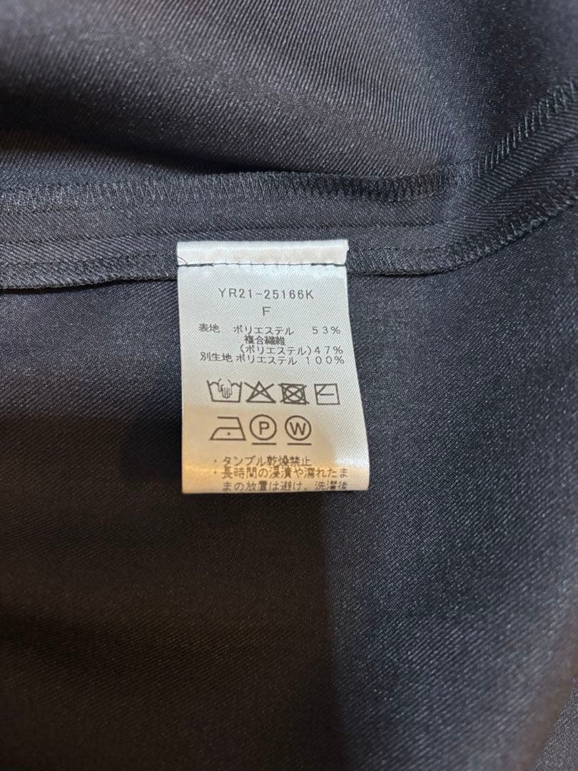 yoriヨリランダムティアードショートドレス完売ブラック黒ワンピース