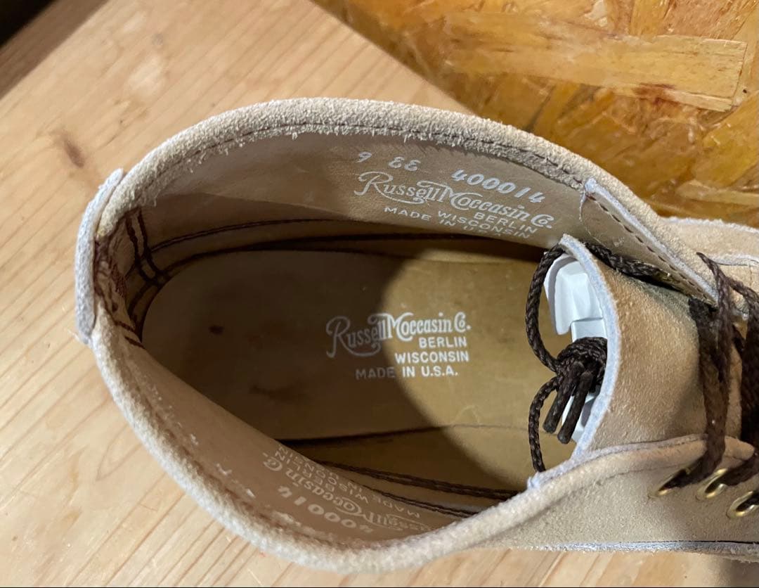 Russell Moccasin チャッカ US9 EEUSA製 Vibram