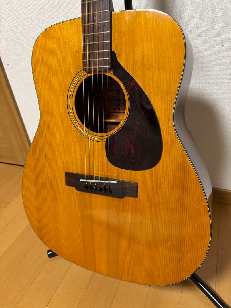程度良❗️YAMAHAヤマハFG140赤ラベル　ジャパンヴィンテージアコギ 調整済