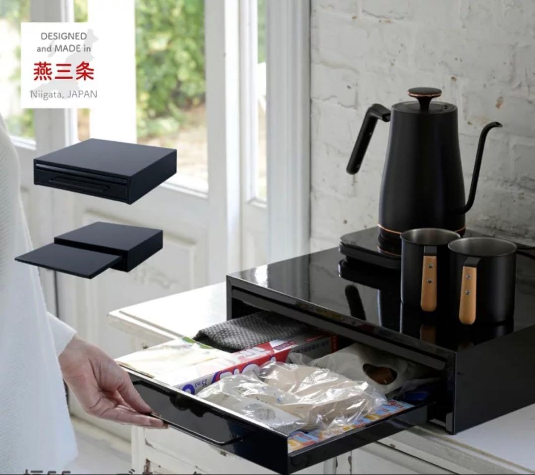 ✿*✿様 燕三条 キッチン 収納ラック レンジ下 家電下 収納 引き出し スライ