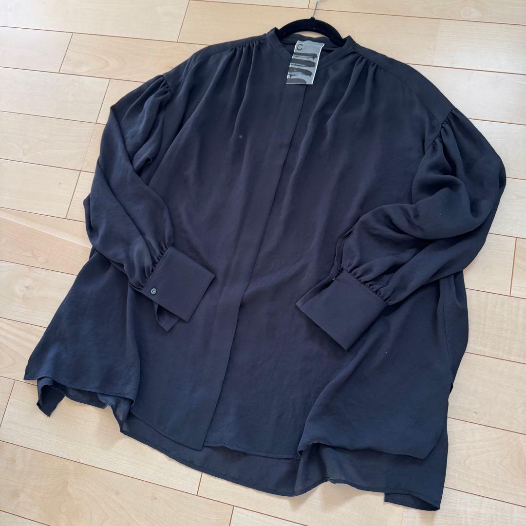 【新品未着用】Chaos リマノスギャザーブラウス ブラック