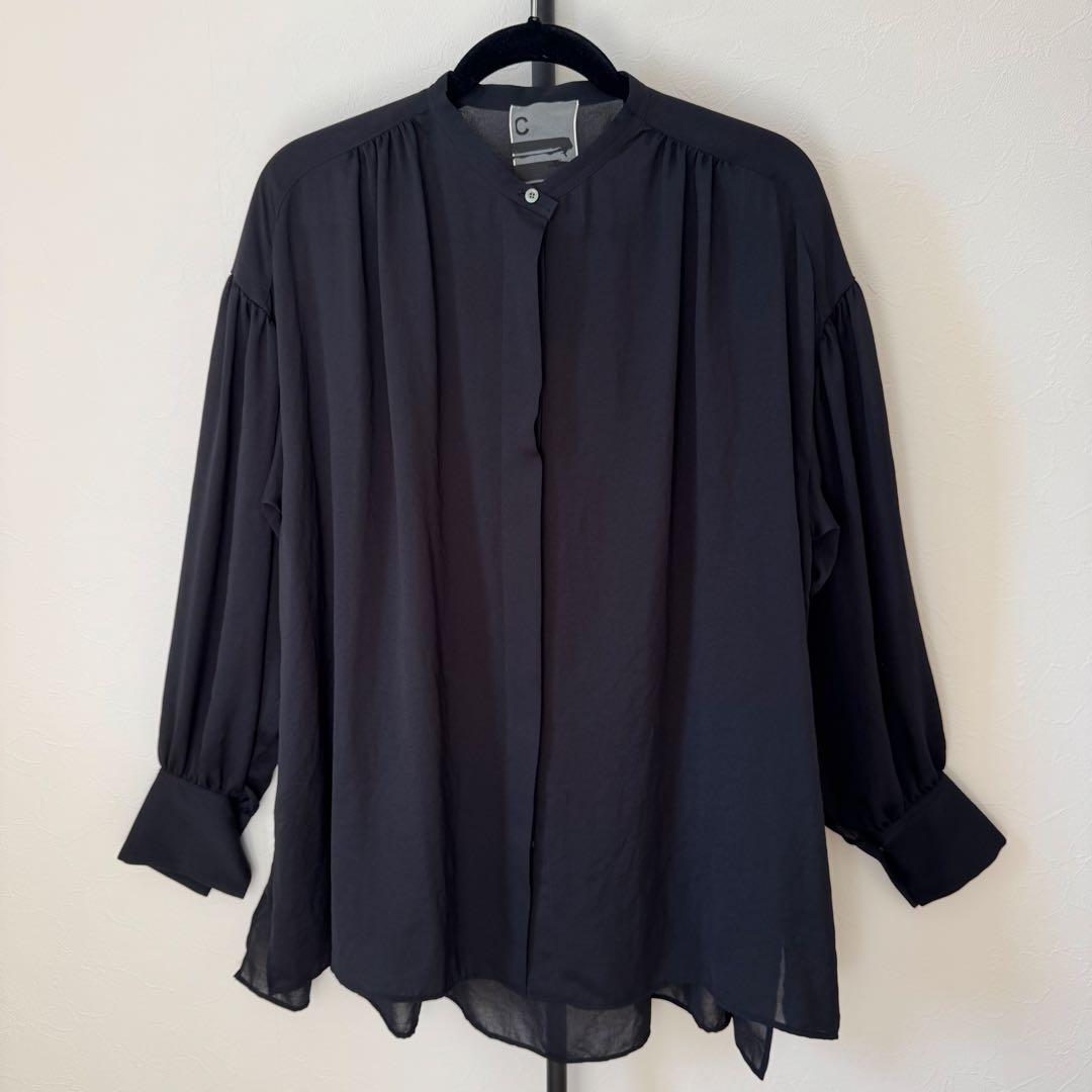 【新品未着用】Chaos リマノスギャザーブラウス ブラック