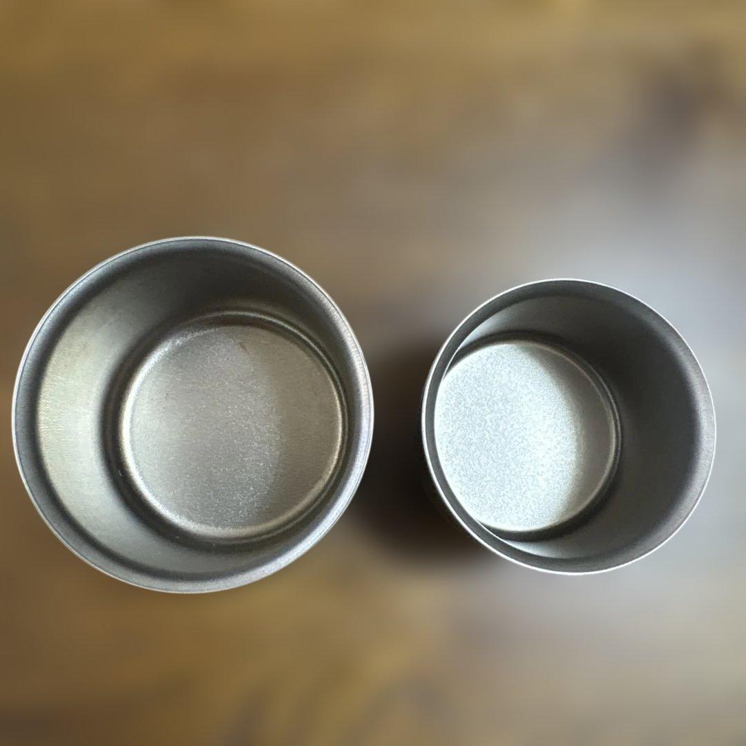 peak スノーピーク 雪峰 スタッキングマグM200、M150セット