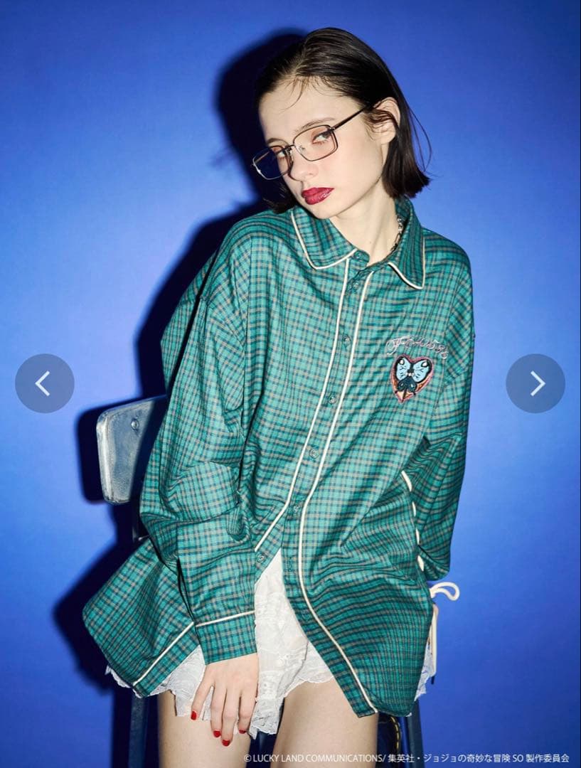 【新品•未使用】『ジョジョの奇妙な冒険 ×jouetie】BIGシャツ