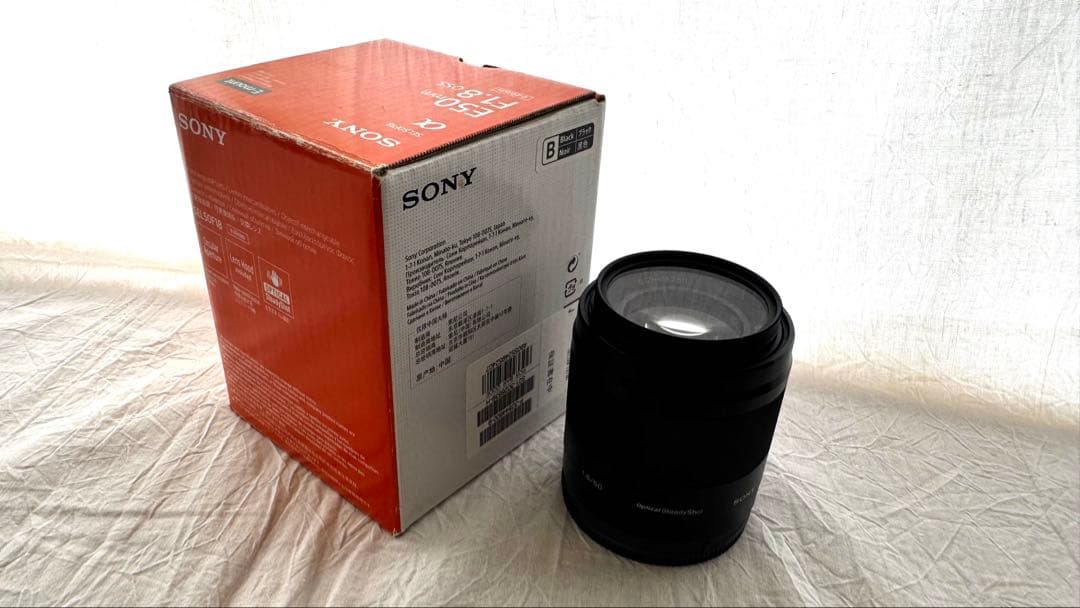 SONY E50mm F1.8 OSS 単焦点レンズ
