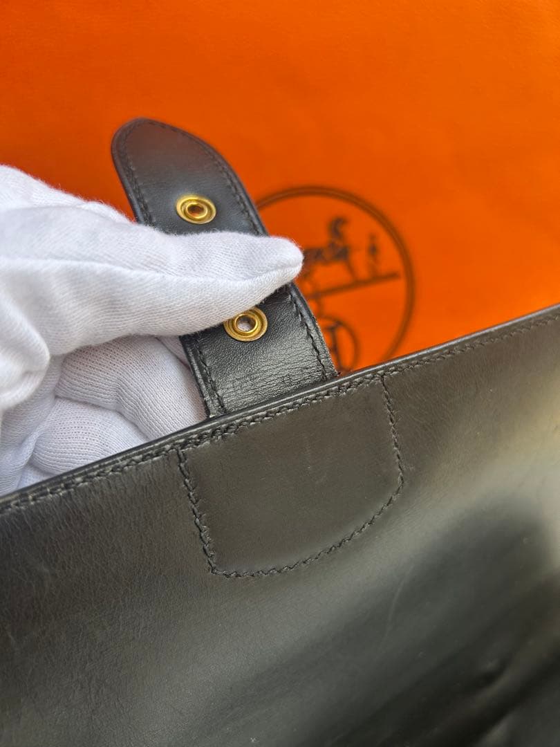 【最終価格SALE】HERME'S エルメスサックアデペッシュ38 ブラック