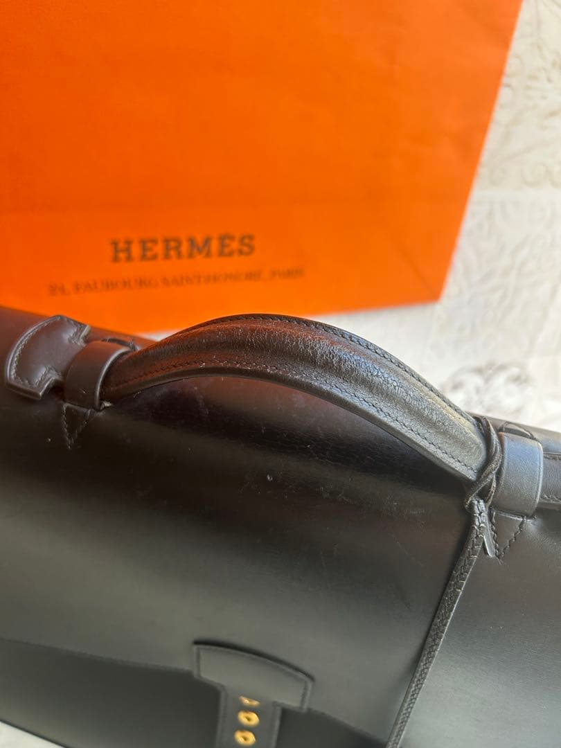 【最終価格SALE】HERME'S エルメスサックアデペッシュ38 ブラック