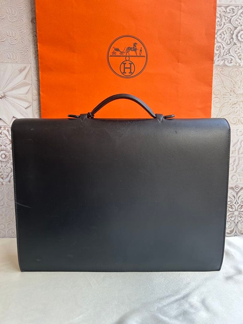 【最終価格SALE】HERME'S エルメスサックアデペッシュ38 ブラック