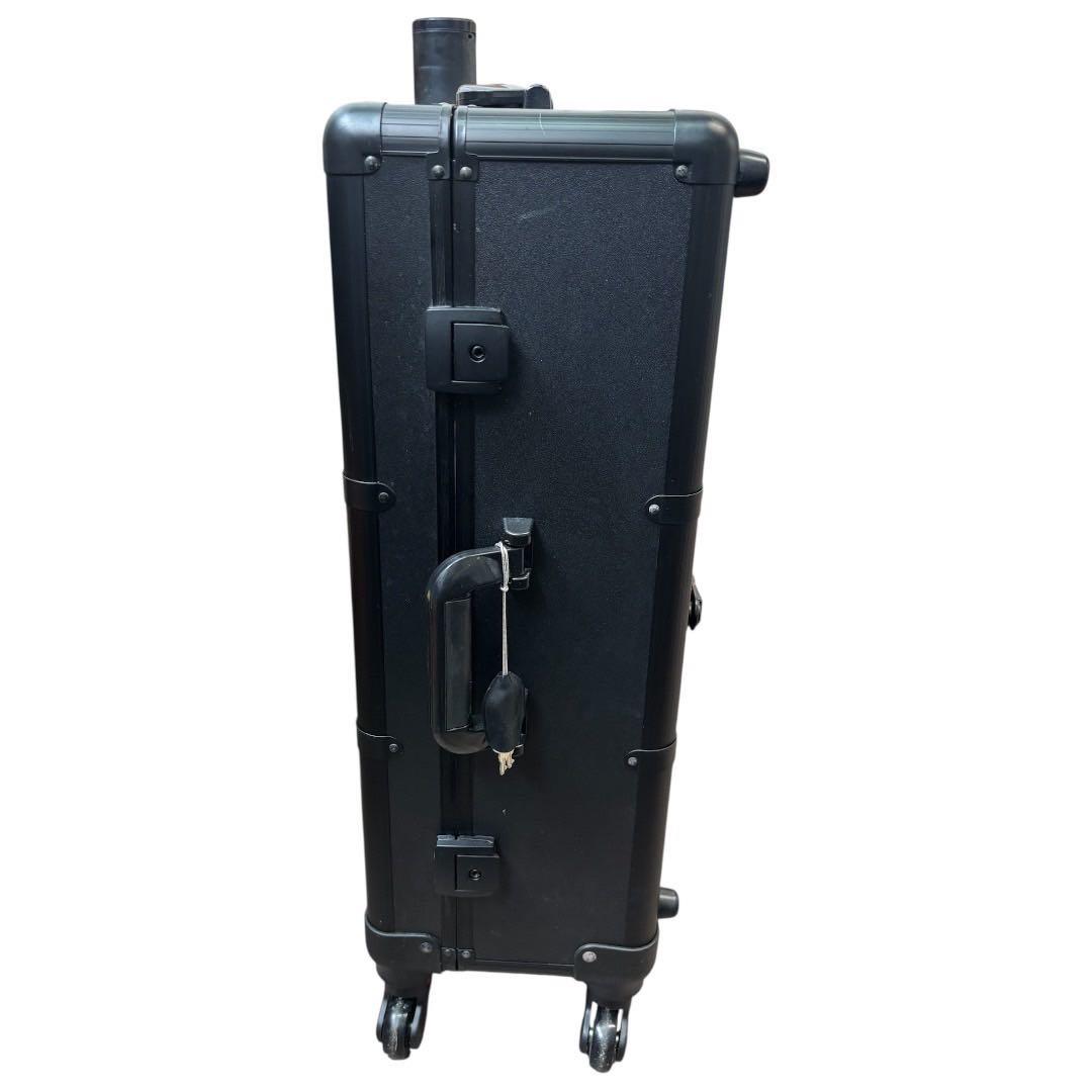 LEDライト、鏡付き、プロ用メイクボックス キャリーケースタイプ