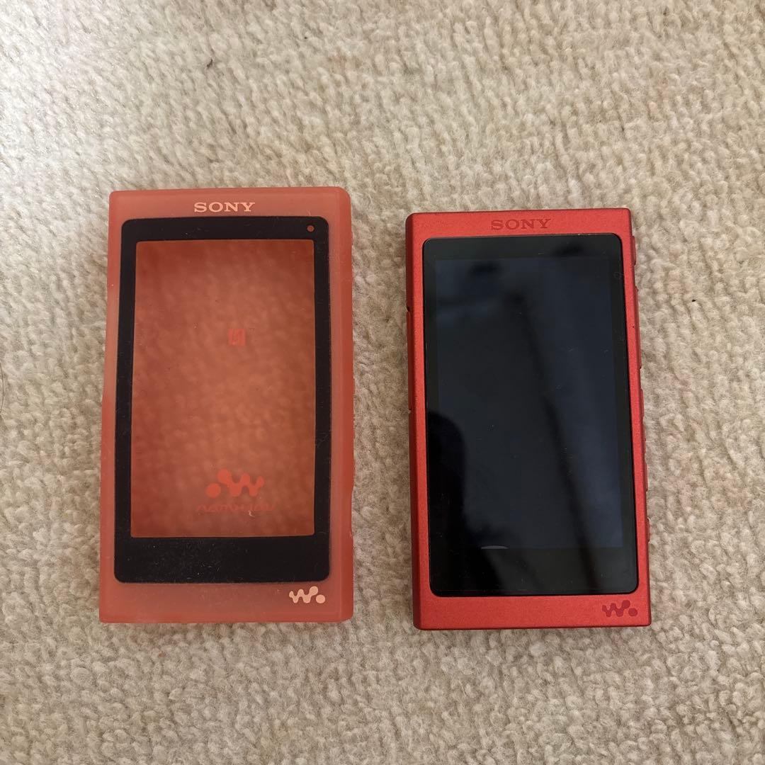 SONY NW-A45 レッド デジタル音楽プレーヤー