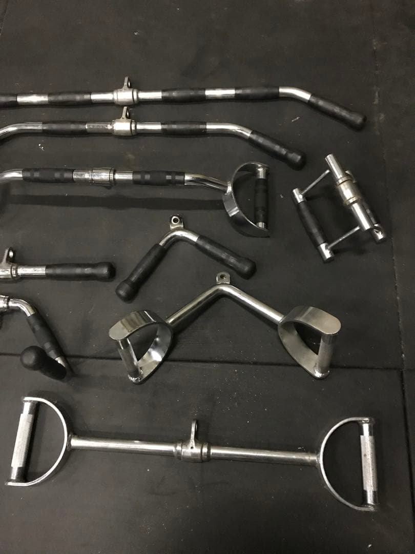 ラットプルダウンアタッチメント10個セット バイセップトライセップ