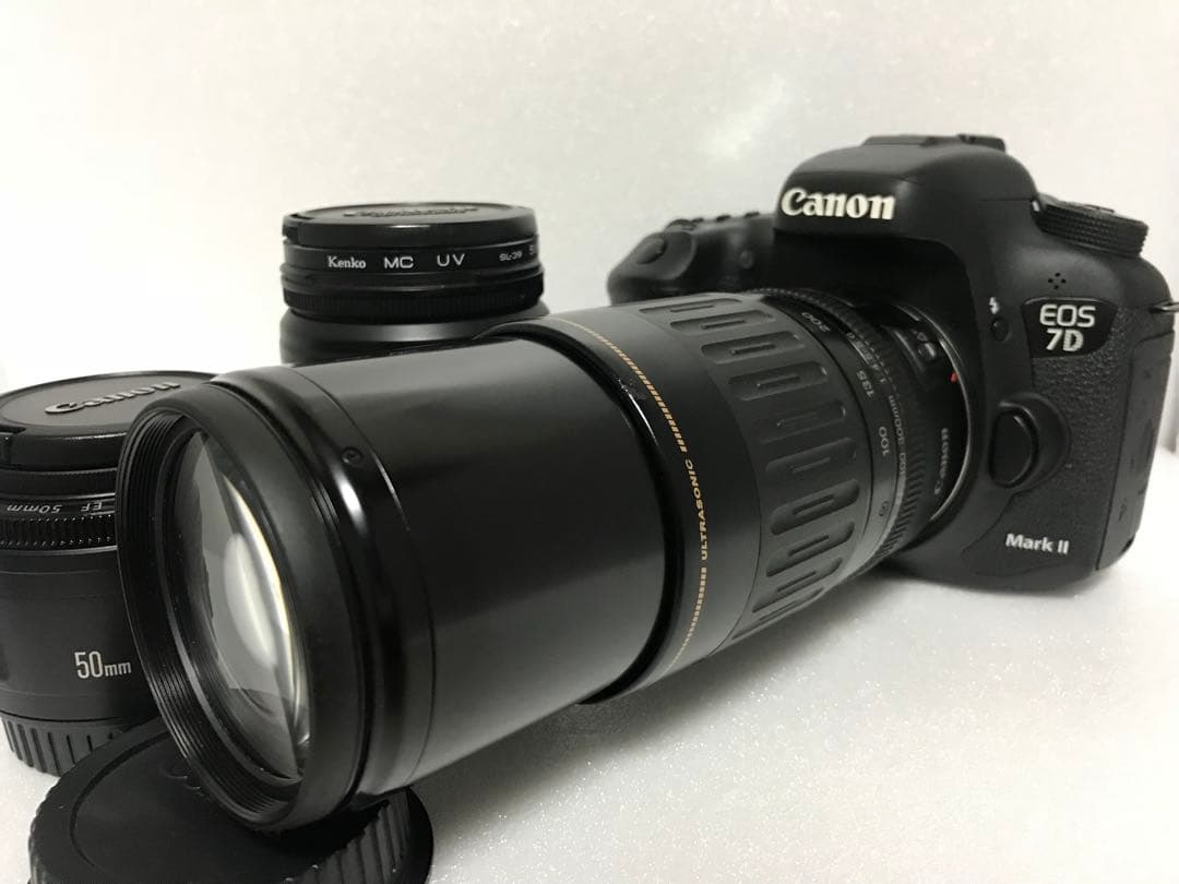 Canon EOS 7D MarkⅡ 標準&望遠&単焦点トリプルレンズセット