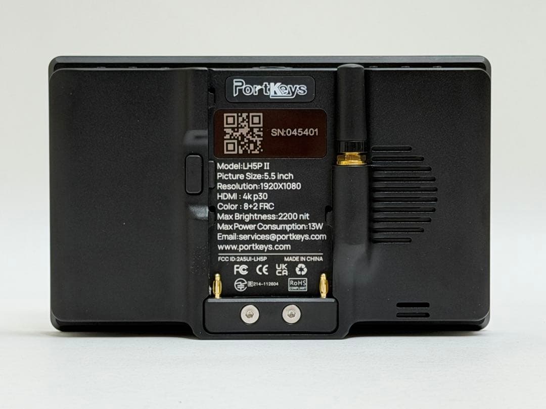 PortKeys LH5P II カメラ用モニター 5.5インチ 2200nit