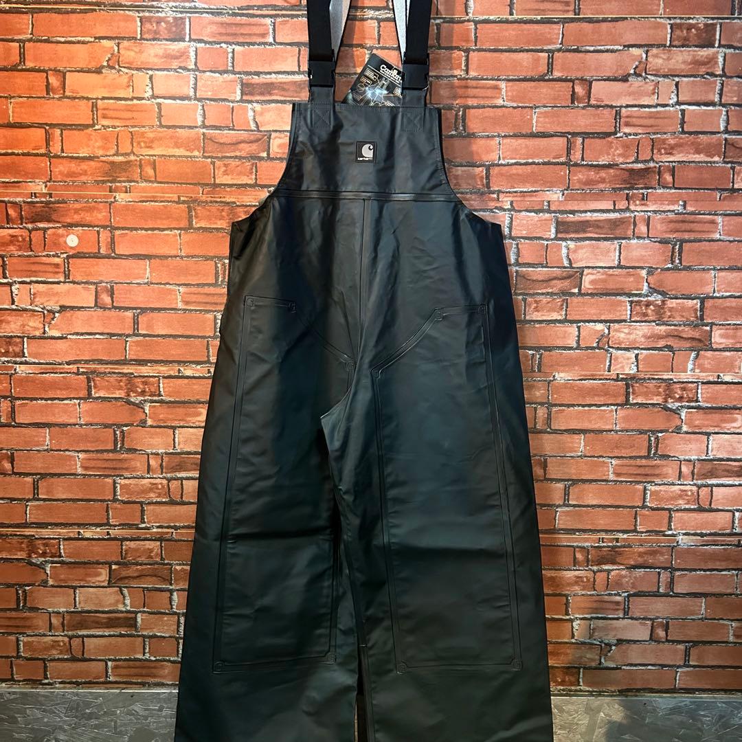 アキ　オーバーオール　ダブルニー　レインウェア　carhartt PVC