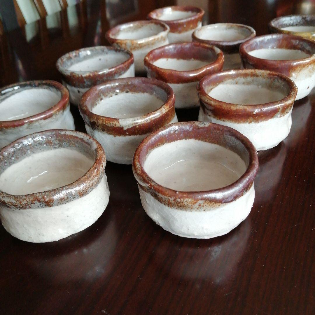 常滑焼　白釉小鉢　12個　7cm　今物