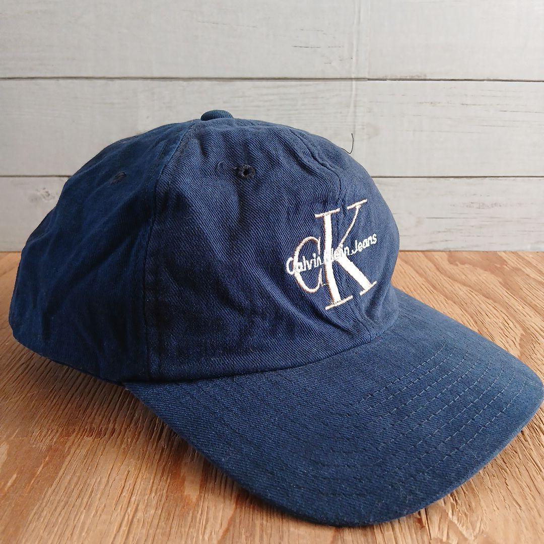 【 ヴィンテージ USA製 古着 】 カルバンクライン ジーンズ キャップ
